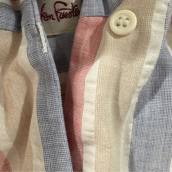Vintage Diane Von Furstenberg Striped Retro Button
Front Collared Shirt Size 10 - Picture 4 of 15
